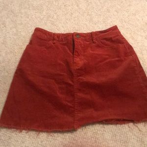 Burgundy Skirt